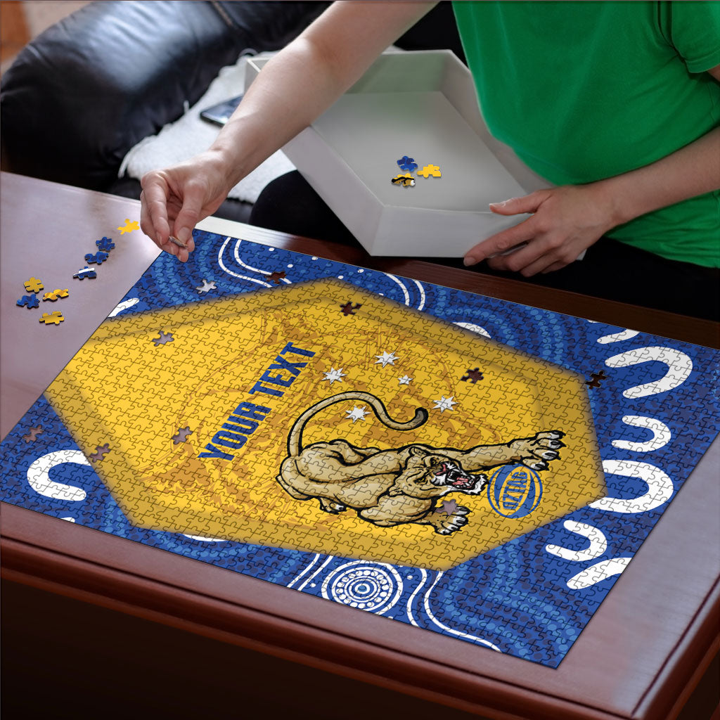ACT Cougars Oztag Custom Puzzle Australian Capital Territory Indigenous Art