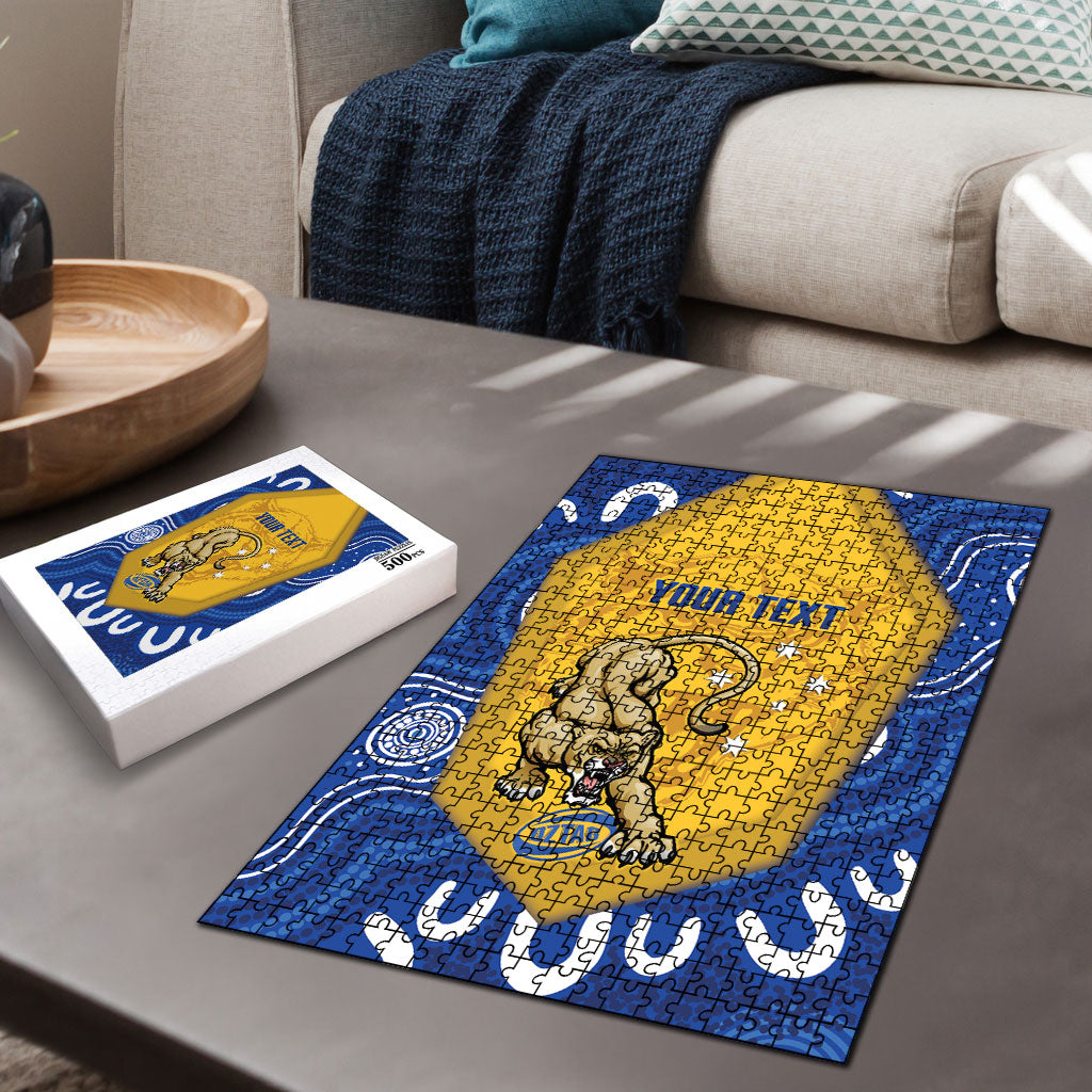 ACT Cougars Oztag Custom Puzzle Australian Capital Territory Indigenous Art