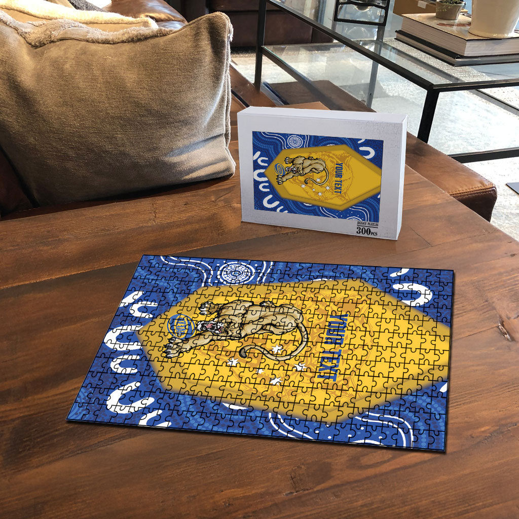 ACT Cougars Oztag Custom Puzzle Australian Capital Territory Indigenous Art