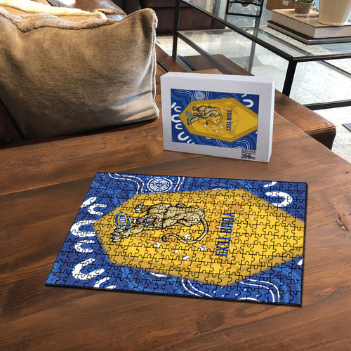 ACT Cougars Oztag Custom Puzzle Australian Capital Territory Indigenous Art