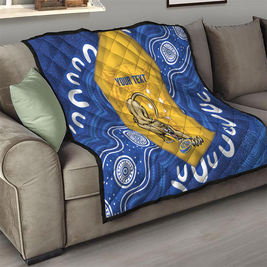 ACT Cougars Oztag Custom Quilt Australian Capital Territory Indigenous Art