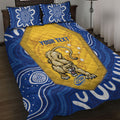 ACT Cougars Oztag Custom Quilt Bed Set Australian Capital Territory Indigenous Art