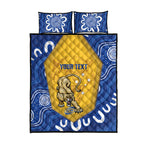ACT Cougars Oztag Custom Quilt Bed Set Australian Capital Territory Indigenous Art