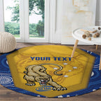 ACT Cougars Oztag Custom Round Carpet Australian Capital Territory Indigenous Art