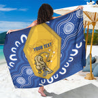 ACT Cougars Oztag Custom Sarong Australian Capital Territory Indigenous Art