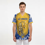 ACT Cougars Oztag Custom Scrub Top Australian Capital Territory Indigenous Art