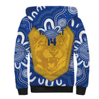 ACT Cougars Oztag Custom Sherpa Hoodie Australian Capital Territory Indigenous Art