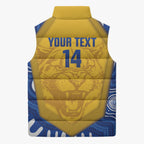 ACT Cougars Oztag Custom Sleeveless Puffer Jacket Australian Capital Territory Indigenous Art