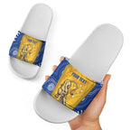 ACT Cougars Oztag Custom Slide Sandals Australian Capital Territory Indigenous Art