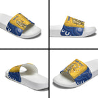 ACT Cougars Oztag Custom Slide Sandals Australian Capital Territory Indigenous Art