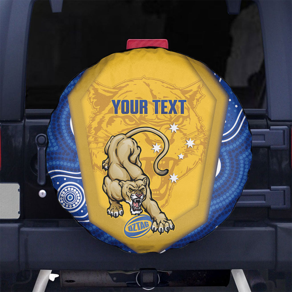 ACT Cougars Oztag Custom Spare Tire Cover Australian Capital Territory Indigenous Art