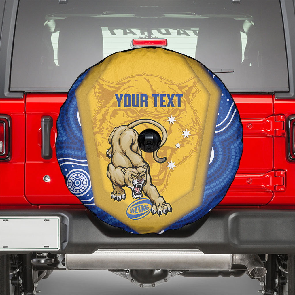 ACT Cougars Oztag Custom Spare Tire Cover Australian Capital Territory Indigenous Art