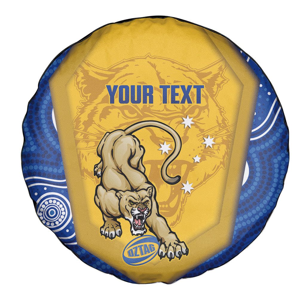 ACT Cougars Oztag Custom Spare Tire Cover Australian Capital Territory Indigenous Art
