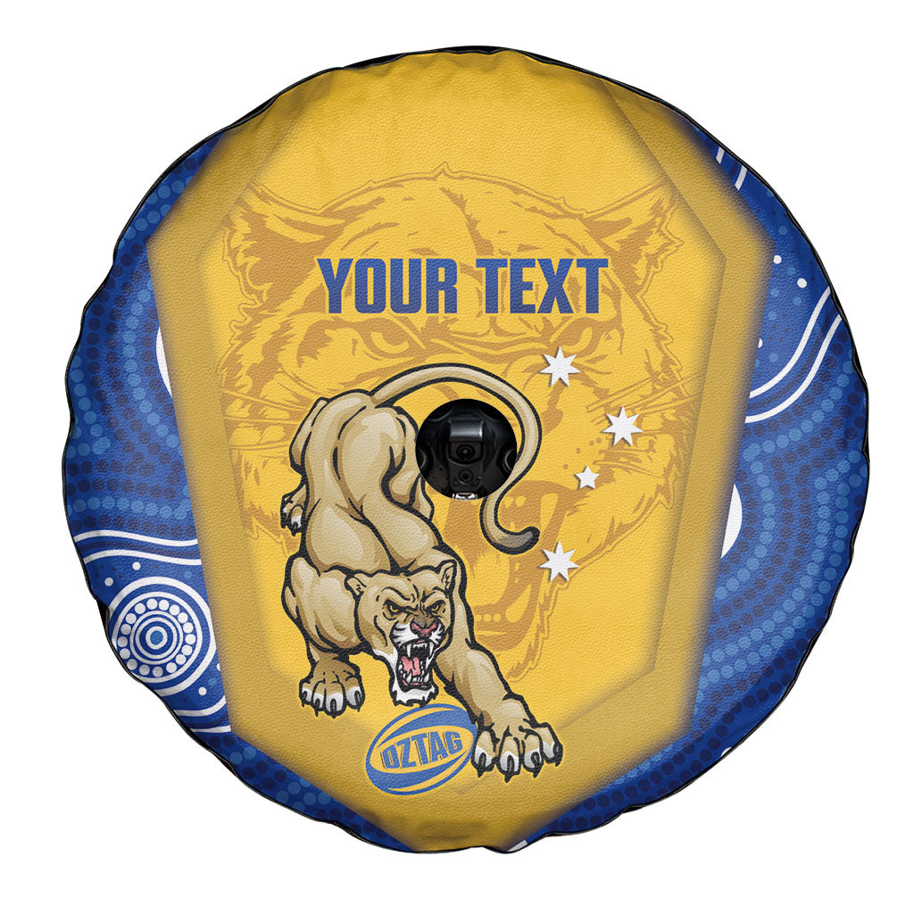 ACT Cougars Oztag Custom Spare Tire Cover Australian Capital Territory Indigenous Art