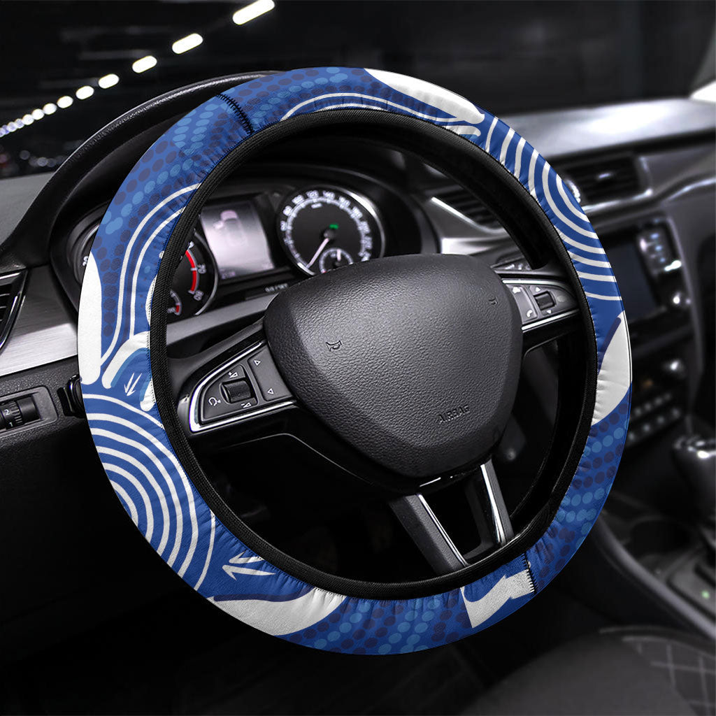 ACT Cougars Oztag Steering Wheel Cover Australian Capital Territory Indigenous Art