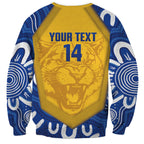 ACT Cougars Oztag Custom Sweatshirt Australian Capital Territory Indigenous Art