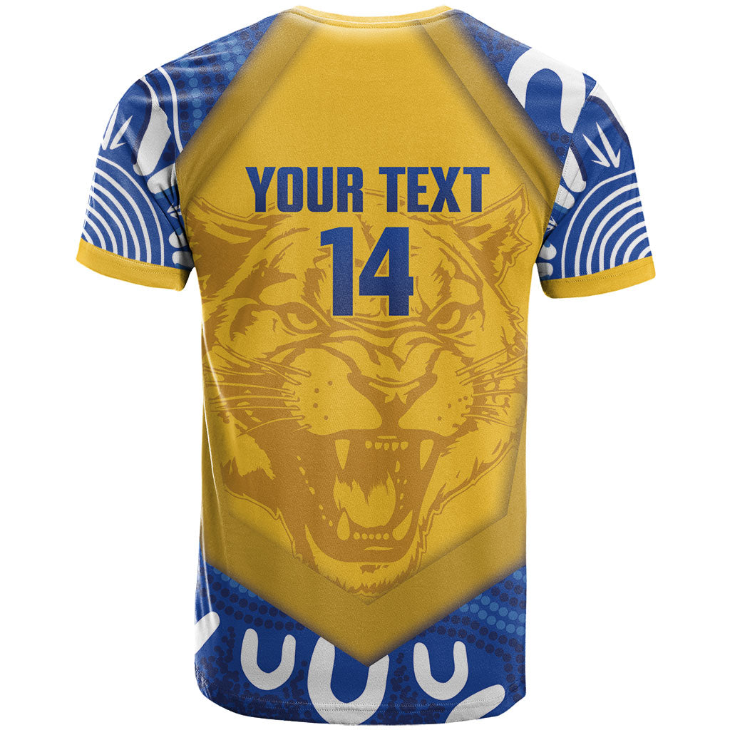 ACT Cougars Oztag Custom T Shirt Australian Capital Territory Indigenous Art