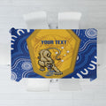 ACT Cougars Oztag Custom Tablecloth Australian Capital Territory Indigenous Art