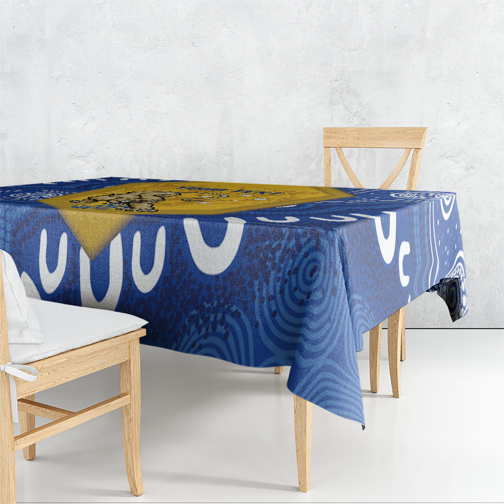 ACT Cougars Oztag Custom Tablecloth Australian Capital Territory Indigenous Art