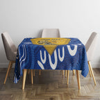 ACT Cougars Oztag Custom Tablecloth Australian Capital Territory Indigenous Art