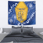 ACT Cougars Oztag Custom Tapestry Australian Capital Territory Indigenous Art