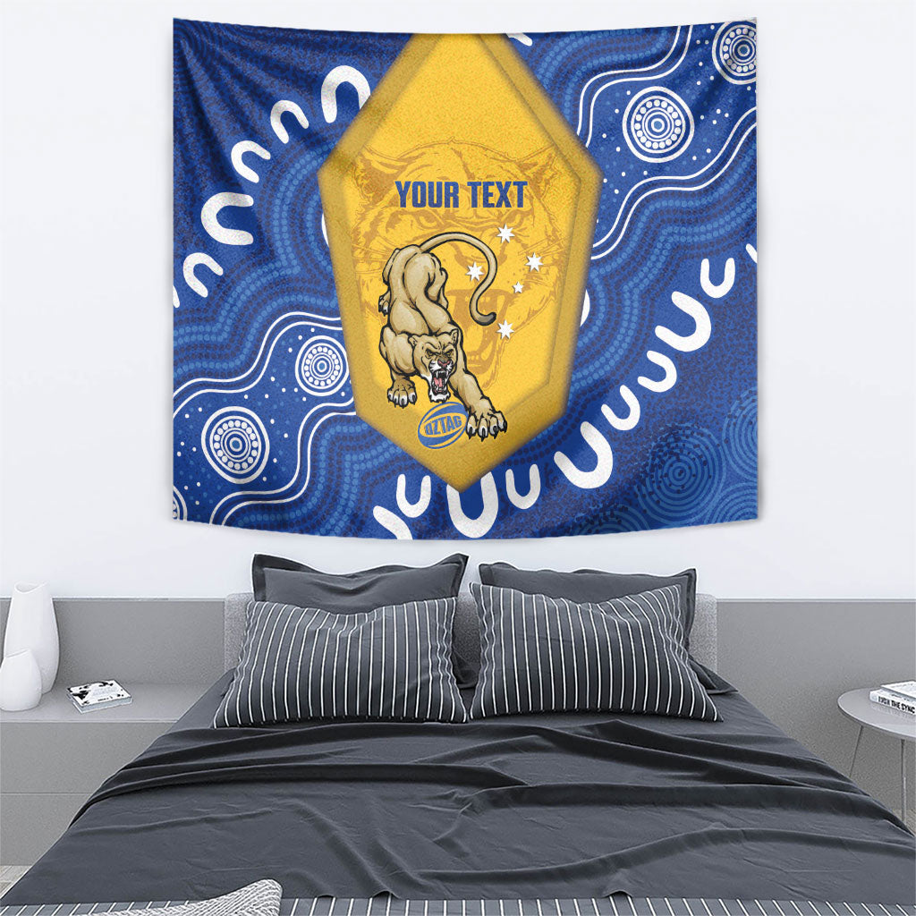 ACT Cougars Oztag Custom Tapestry Australian Capital Territory Indigenous Art