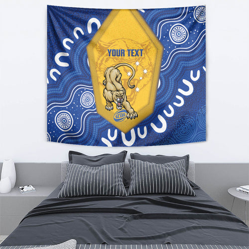 ACT Cougars Oztag Custom Tapestry Australian Capital Territory Indigenous Art