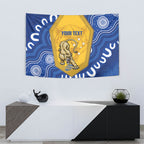ACT Cougars Oztag Custom Tapestry Australian Capital Territory Indigenous Art