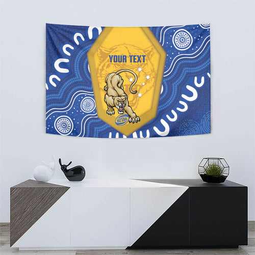 ACT Cougars Oztag Custom Tapestry Australian Capital Territory Indigenous Art