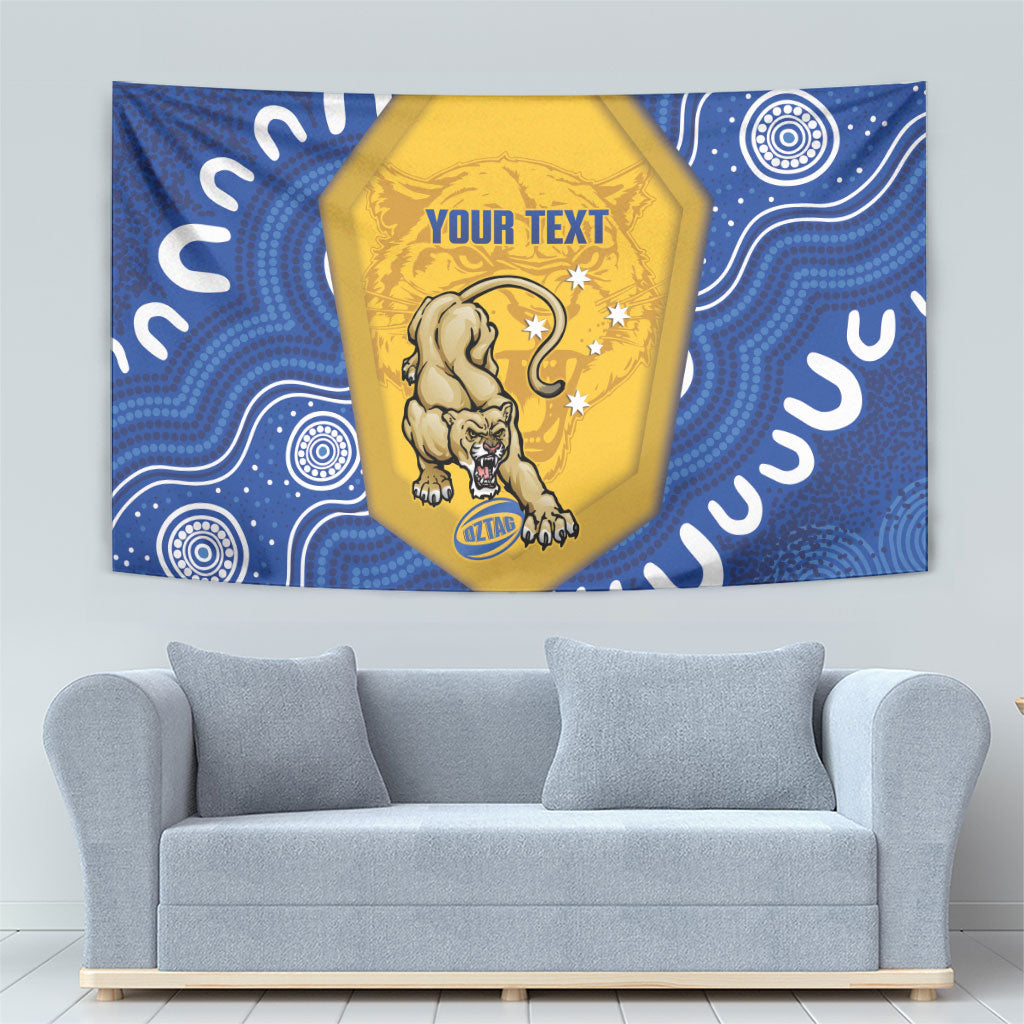 ACT Cougars Oztag Custom Tapestry Australian Capital Territory Indigenous Art
