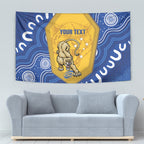 ACT Cougars Oztag Custom Tapestry Australian Capital Territory Indigenous Art