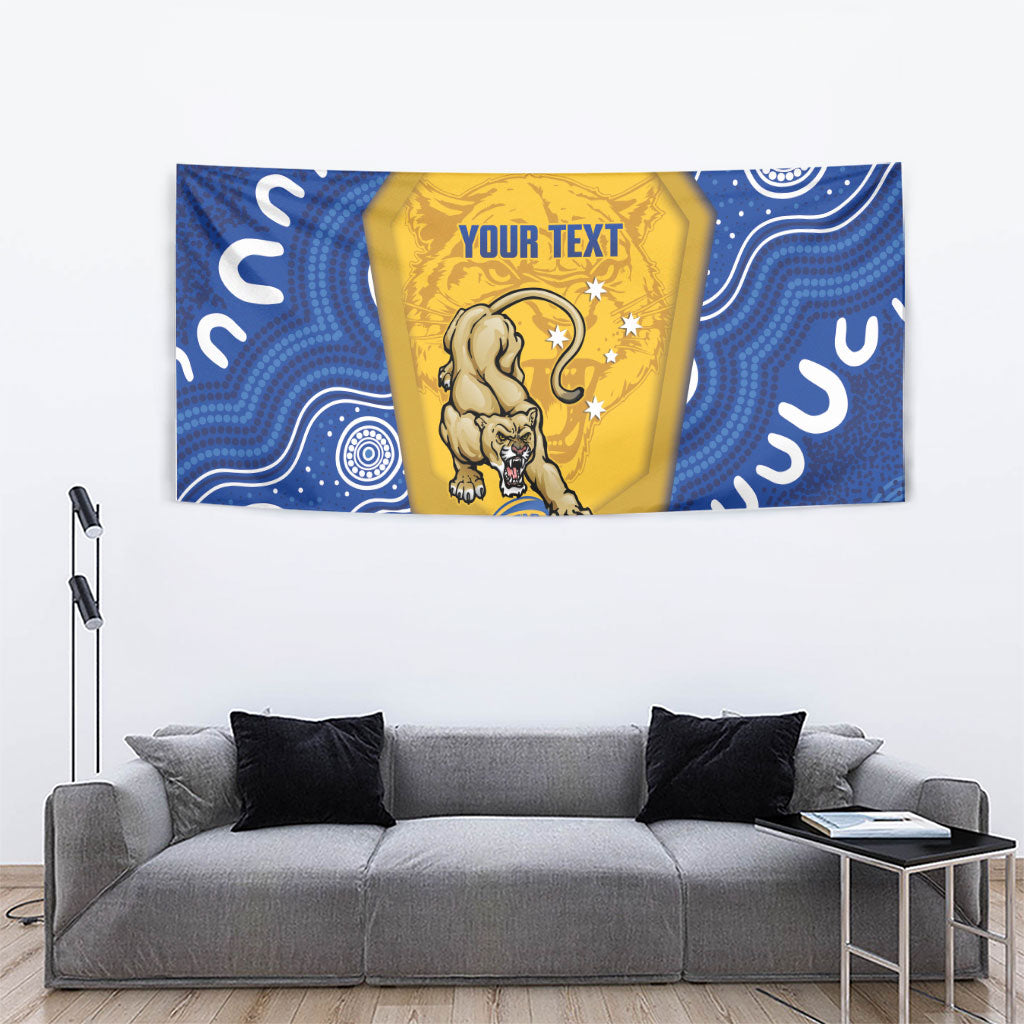 ACT Cougars Oztag Custom Tapestry Australian Capital Territory Indigenous Art
