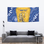 ACT Cougars Oztag Custom Tapestry Australian Capital Territory Indigenous Art