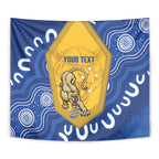 ACT Cougars Oztag Custom Tapestry Australian Capital Territory Indigenous Art