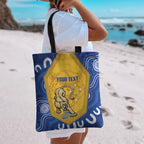 ACT Cougars Oztag Custom Tote Bag Australian Capital Territory Indigenous Art