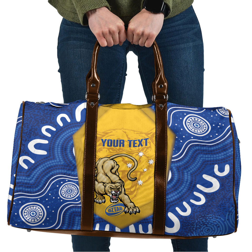 ACT Cougars Oztag Custom Travel Bag Australian Capital Territory Indigenous Art
