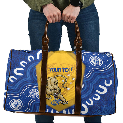 ACT Cougars Oztag Custom Travel Bag Australian Capital Territory Indigenous Art