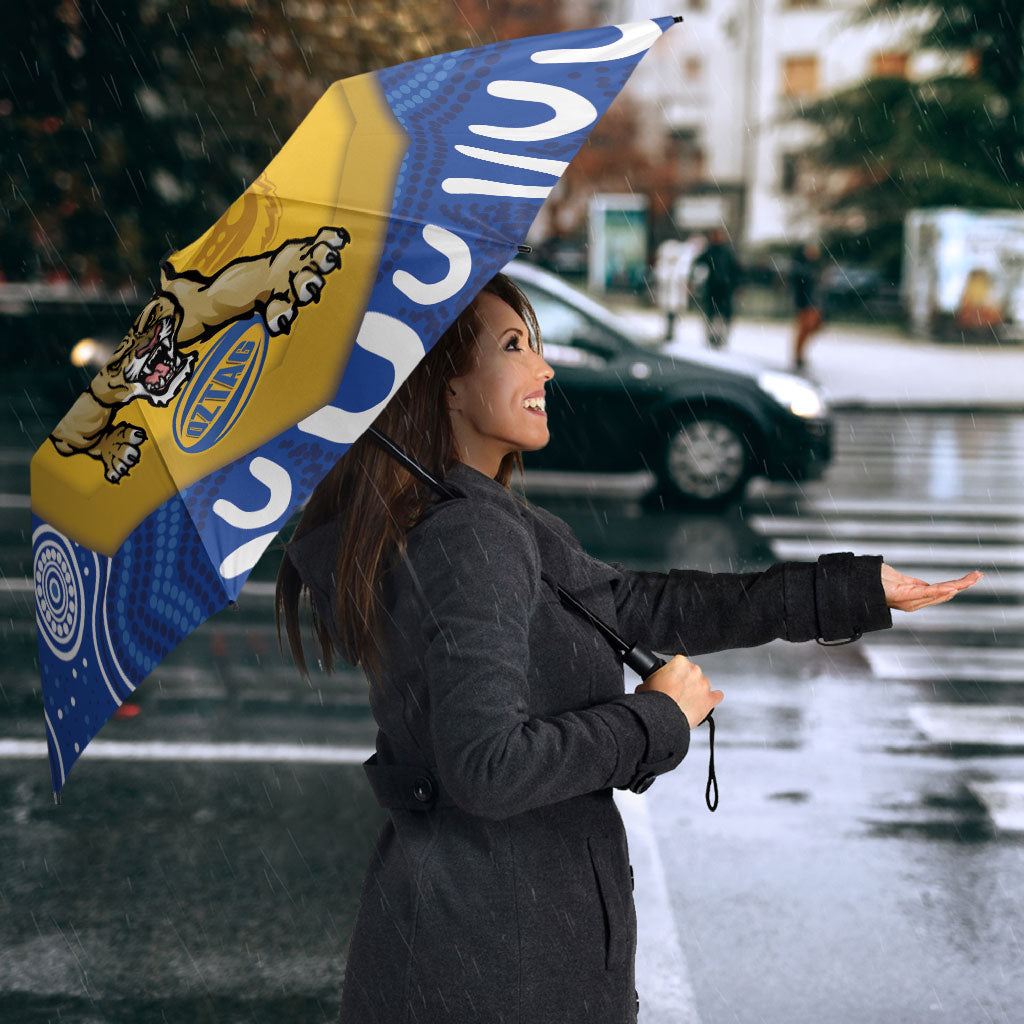 ACT Cougars Oztag Custom Umbrella Australian Capital Territory Indigenous Art