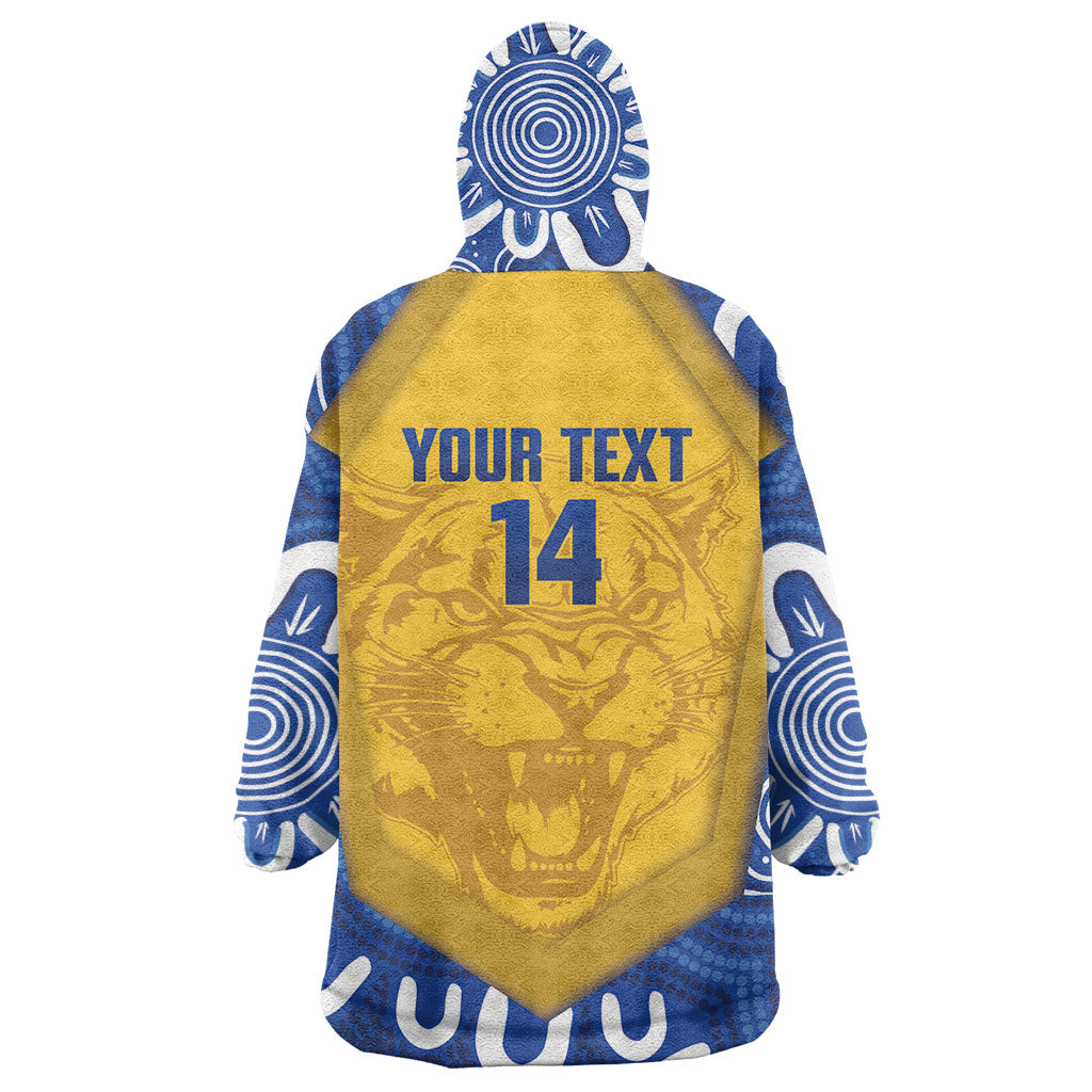 ACT Cougars Oztag Custom Wearable Blanket Hoodie Australian Capital Territory Indigenous Art
