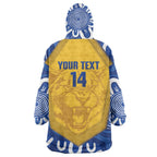 ACT Cougars Oztag Custom Wearable Blanket Hoodie Australian Capital Territory Indigenous Art
