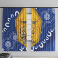 ACT Cougars Oztag Custom Window Curtain Australian Capital Territory Indigenous Art