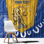 ACT Cougars Oztag Custom Window Curtain Australian Capital Territory Indigenous Art