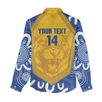 ACT Cougars Oztag Custom Women Casual Shirt Australian Capital Territory Indigenous Art