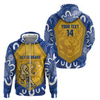 ACT Cougars Oztag Custom Zip Hoodie Australian Capital Territory Indigenous Art
