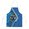 Victoria Oztag Custom Apron Helmeted Honeyeater Mascot Indigenous Art