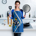 Victoria Oztag Custom Apron Helmeted Honeyeater Mascot Indigenous Art
