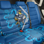 Victoria Oztag Custom Back Car Seat Cover Helmeted Honeyeater Mascot Indigenous Art
