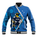 Victoria Oztag Custom Baseball Jacket Helmeted Honeyeater Mascot Indigenous Art