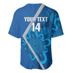 Victoria Oztag Custom Baseball Jersey Helmeted Honeyeater Mascot Indigenous Art
