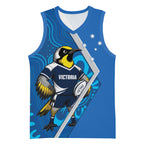 Victoria Oztag Custom Basketball Jersey Helmeted Honeyeater Mascot Indigenous Art
